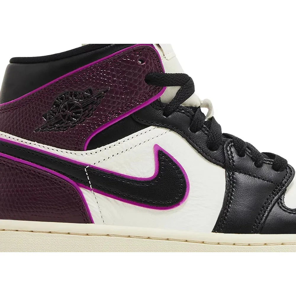 Jordan 1 Mid SE "Bordeaux" (W) [FQ7818-101]