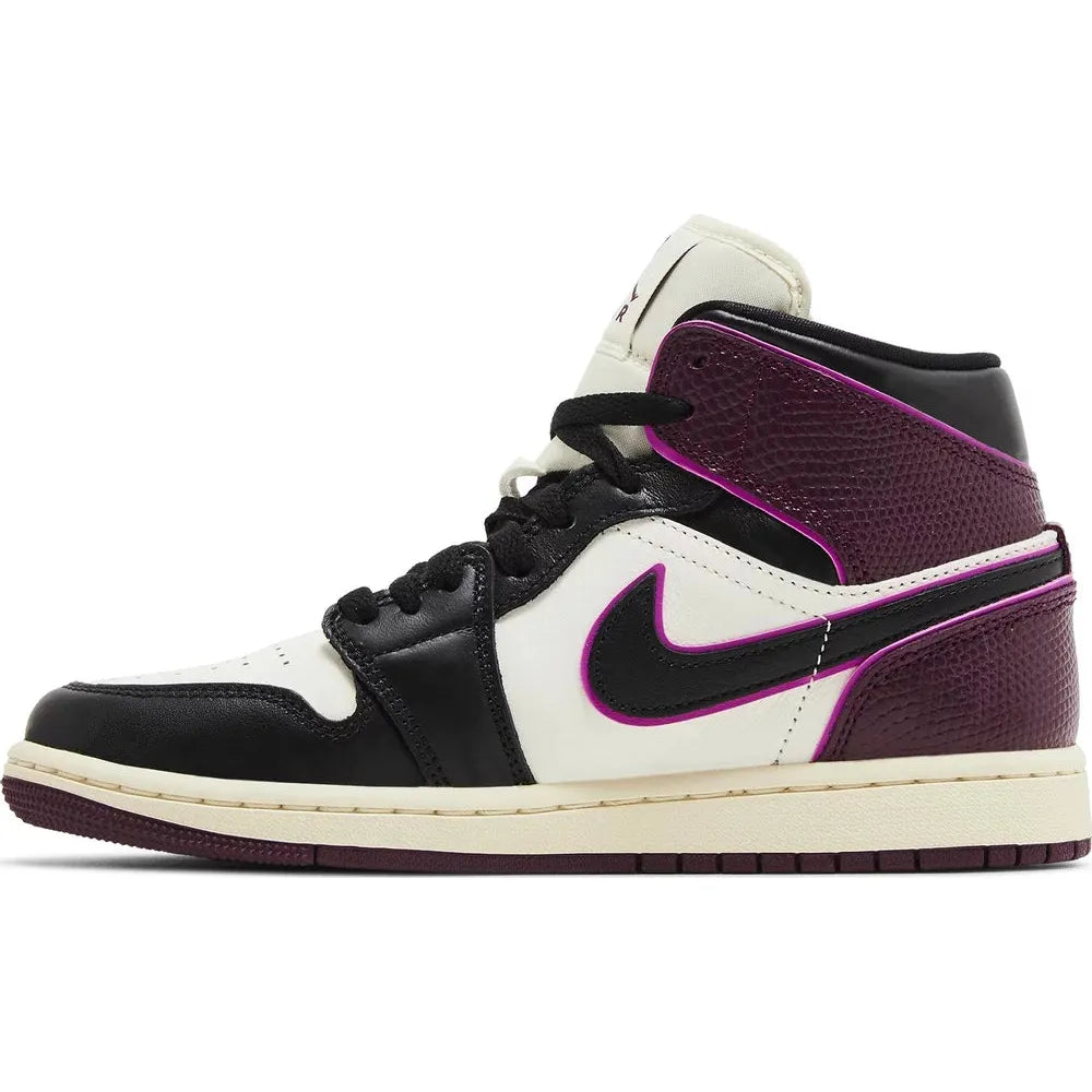 Jordan 1 Mid SE "Bordeaux" (W) [FQ7818-101]