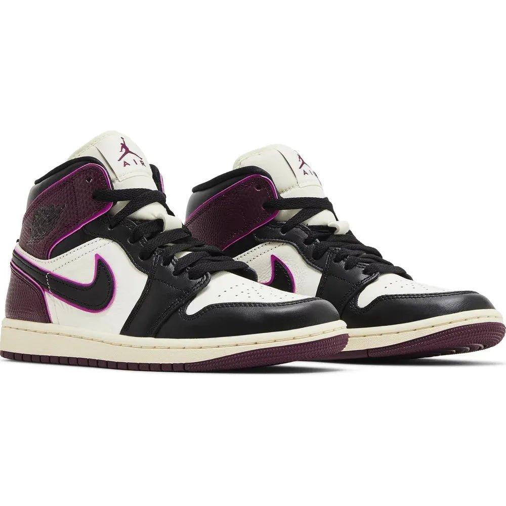 Jordan 1 Mid SE "Bordeaux" (W) [FQ7818-101]