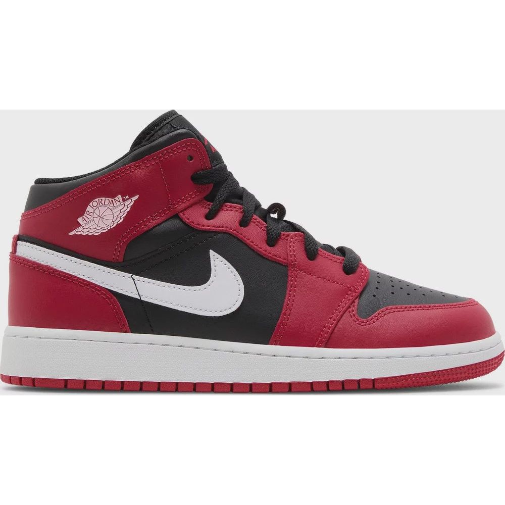 Jordan 1 Mid Gym Red Black White (GS) [DQ8423-061]