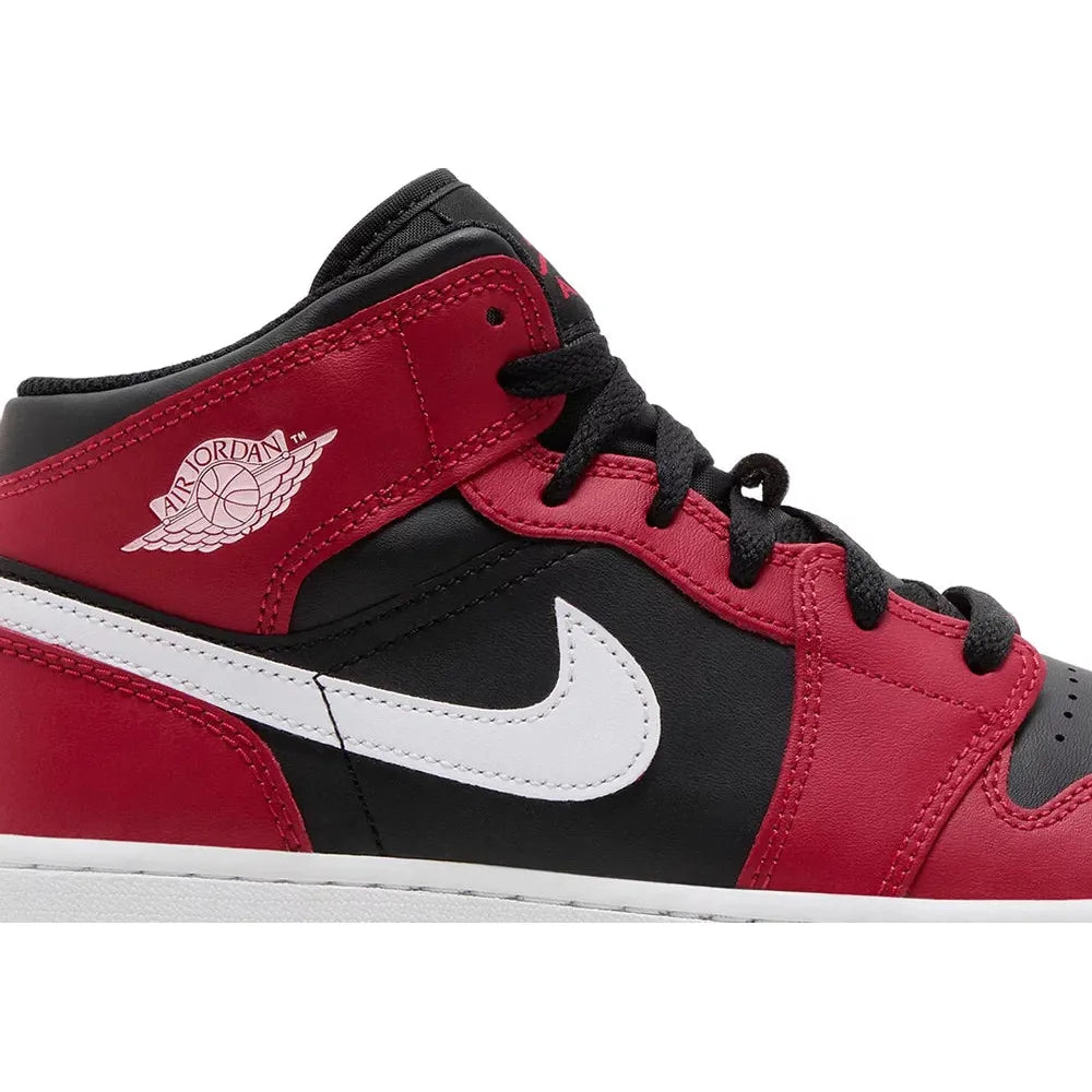 Jordan 1 Mid Gym Red Black White (GS) [DQ8423-061]