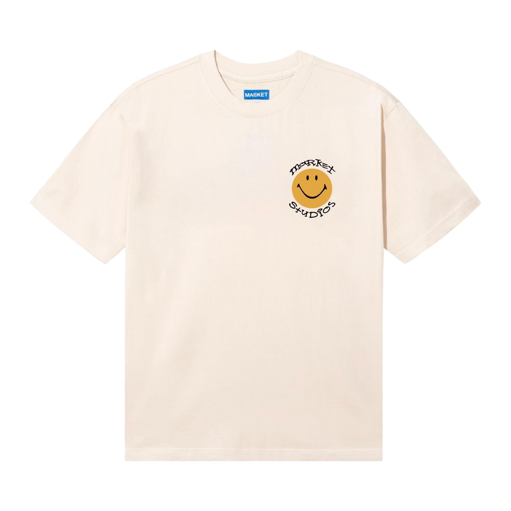 Market Smiley Arc T-Shirt "Cream"