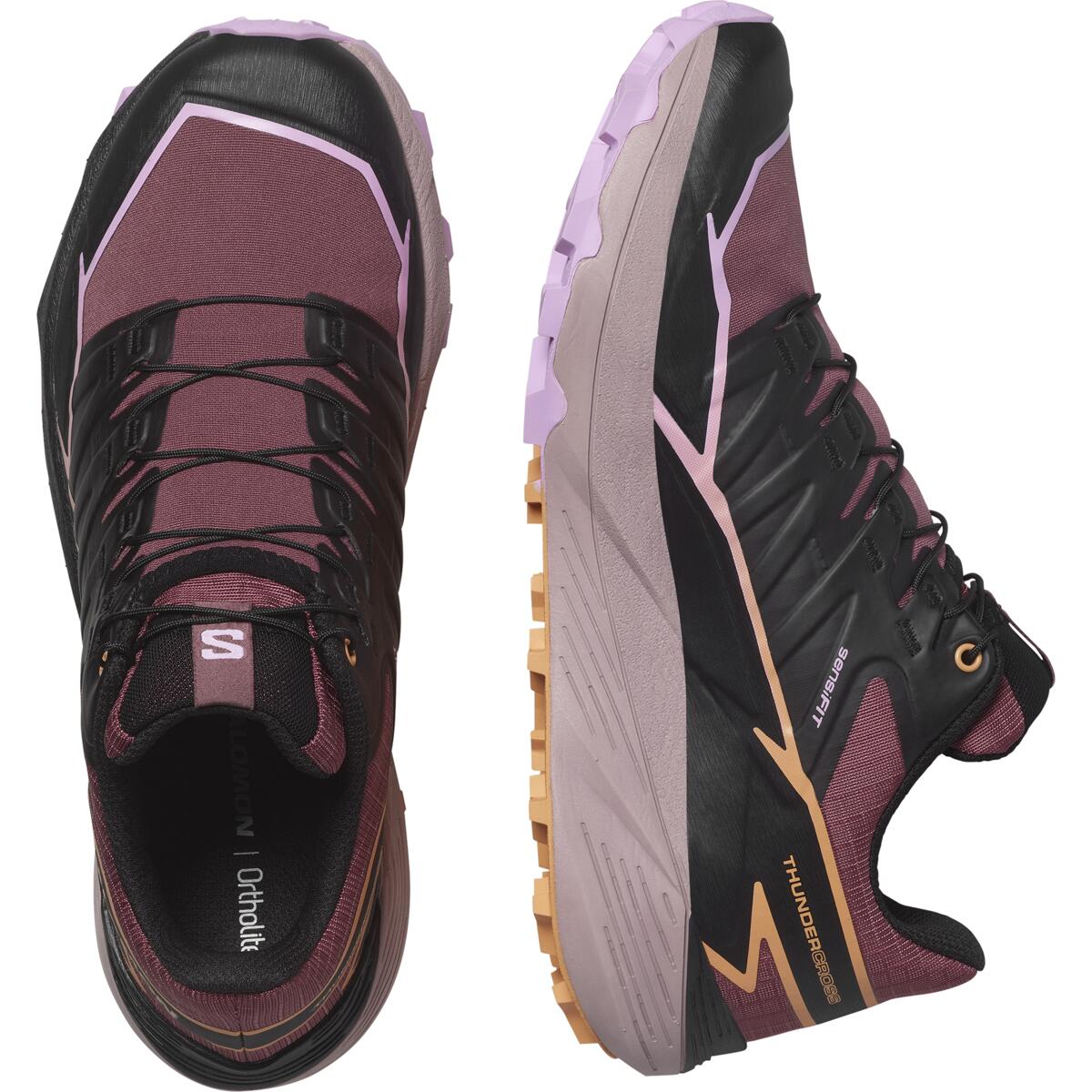 Salomon Thundercross (W) "nocturne | black | papaya"