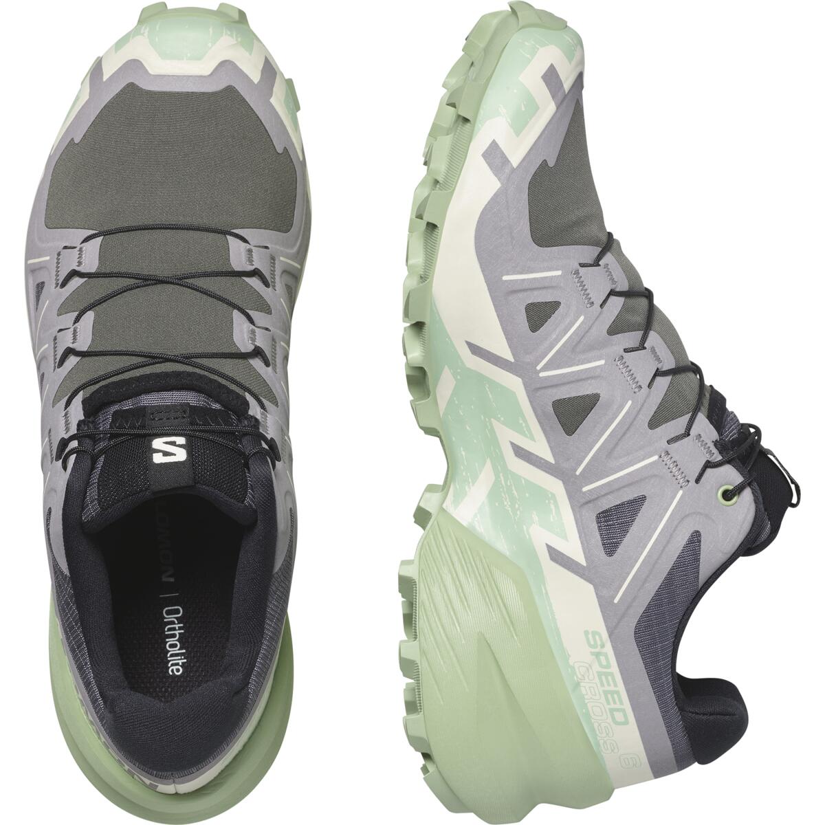 Salomon Speedcross 6 (W) "castlerock | vanilla ice | smoke green"