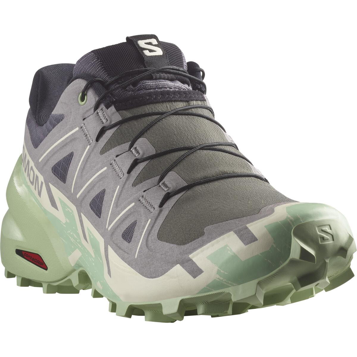 Salomon Speedcross 6 (W) "castlerock | vanilla ice | smoke green"