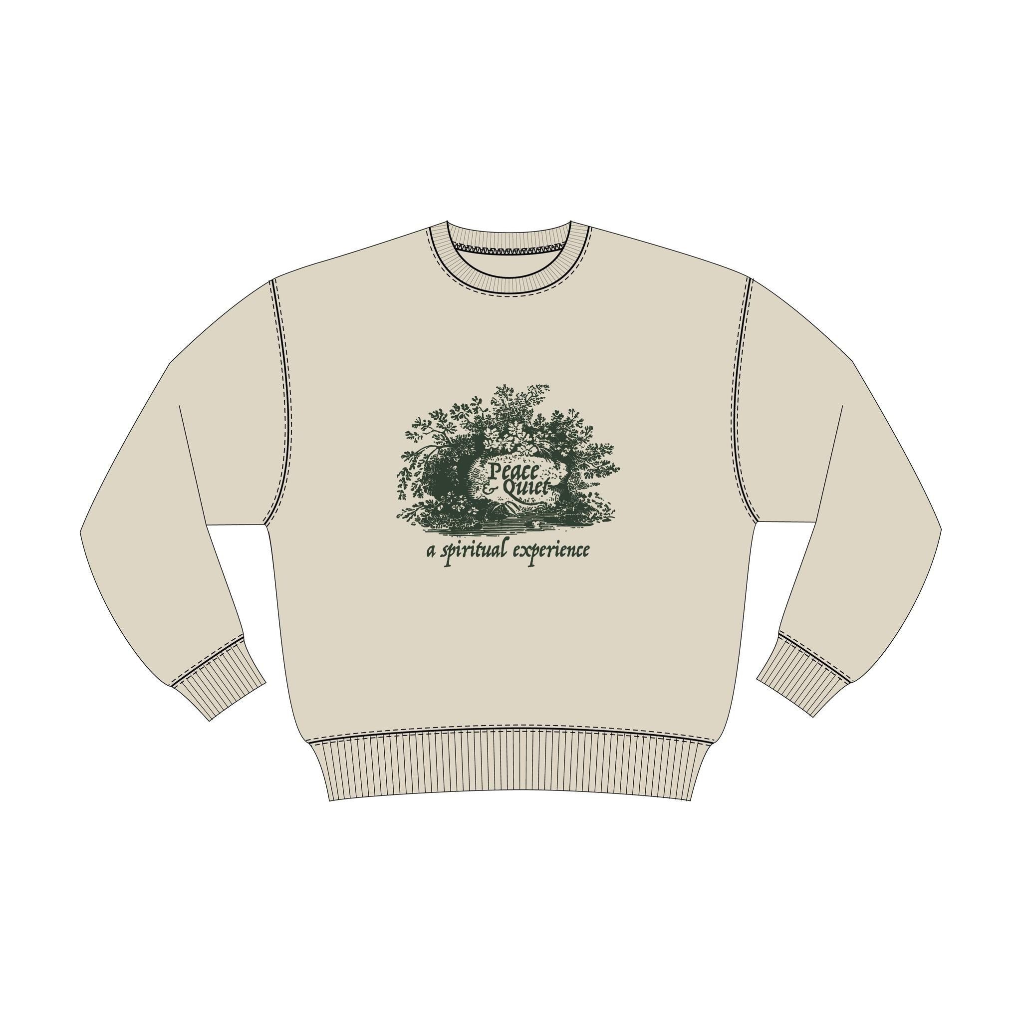 MoPQ Spiritual Experience Crewneck "Bone"