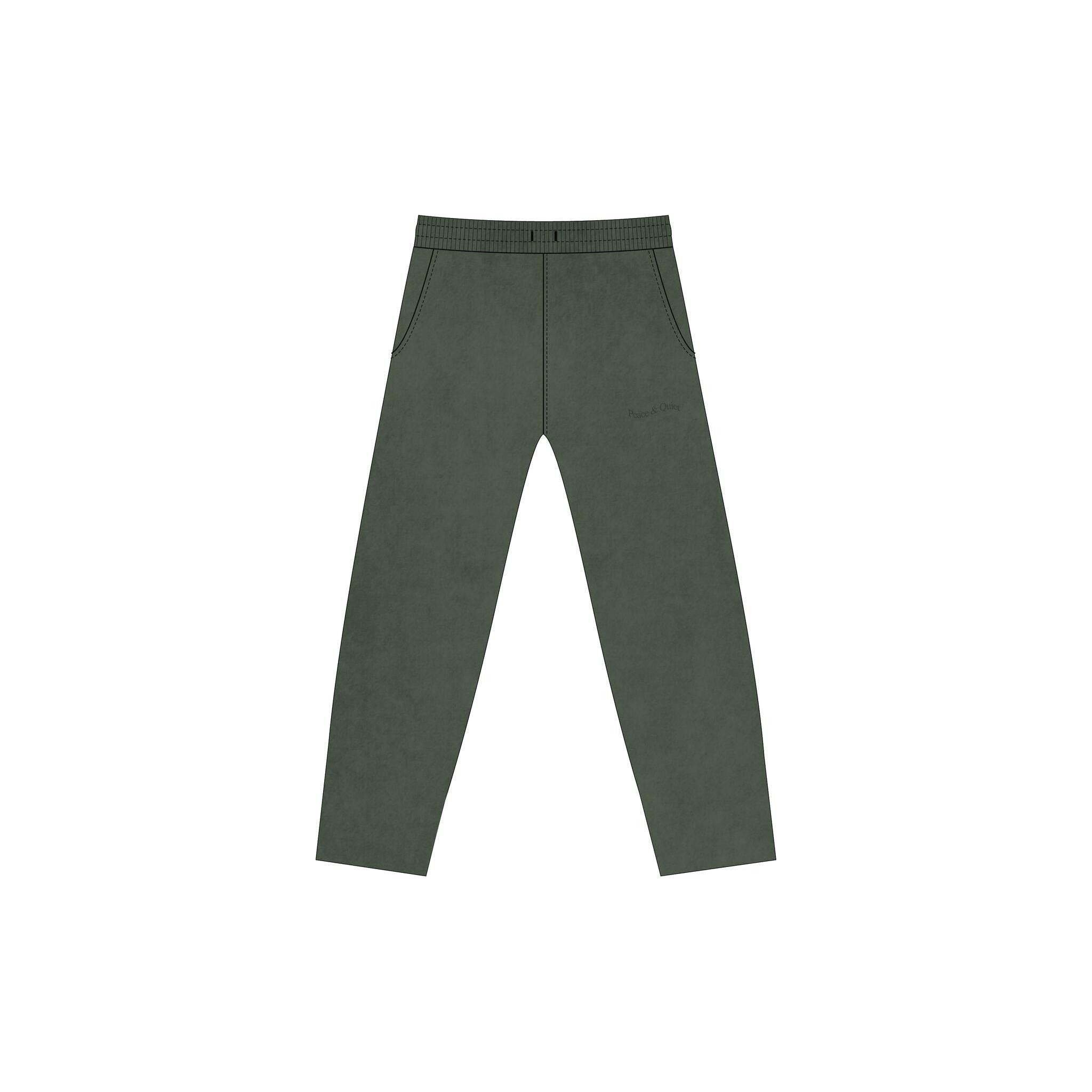 MoPQ Workmark Pigment Dyed Sweatpants "Forest"