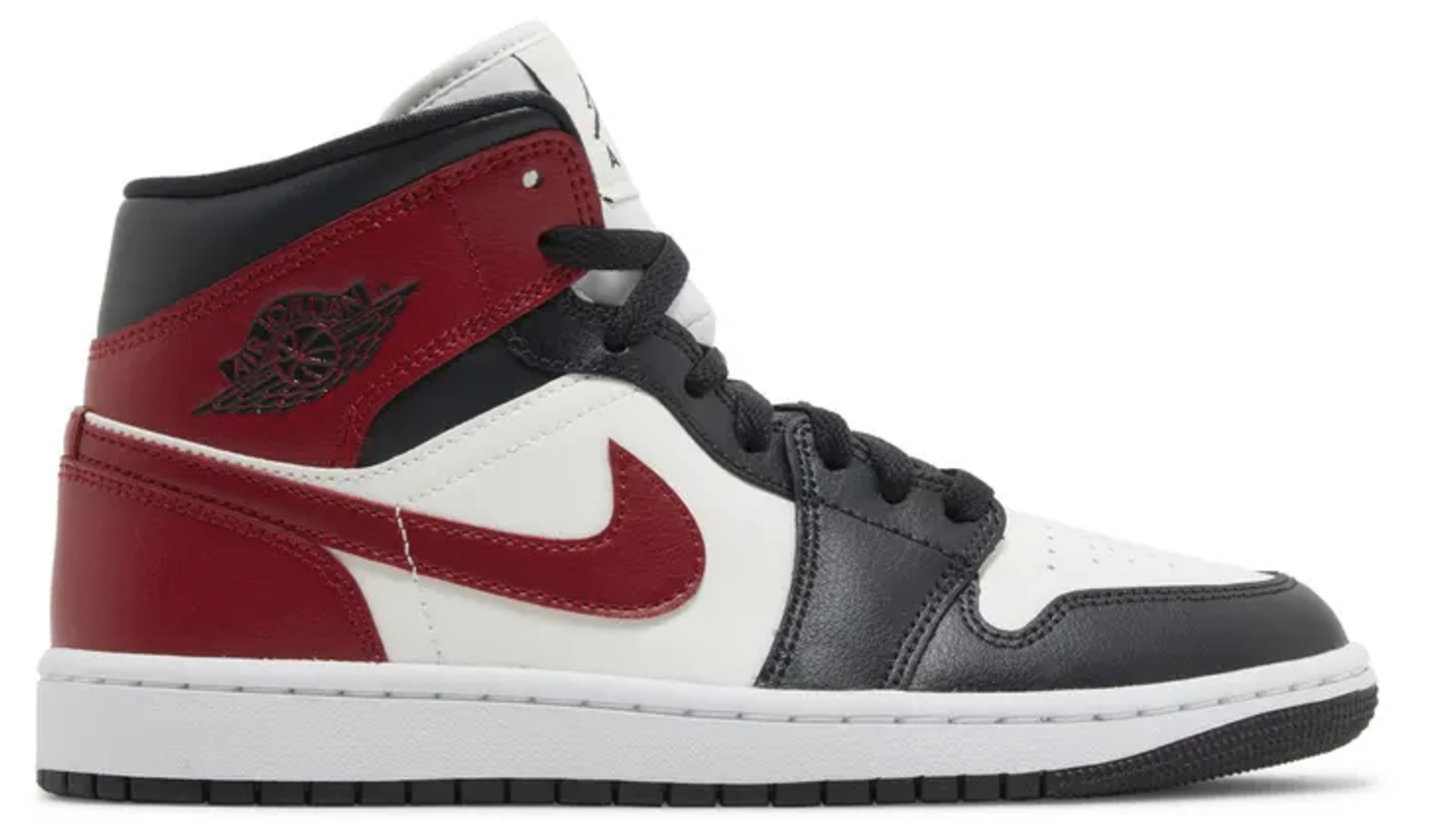 AJ1 "Mid Gym Red Off Noir" (W) [BQ6472-160]