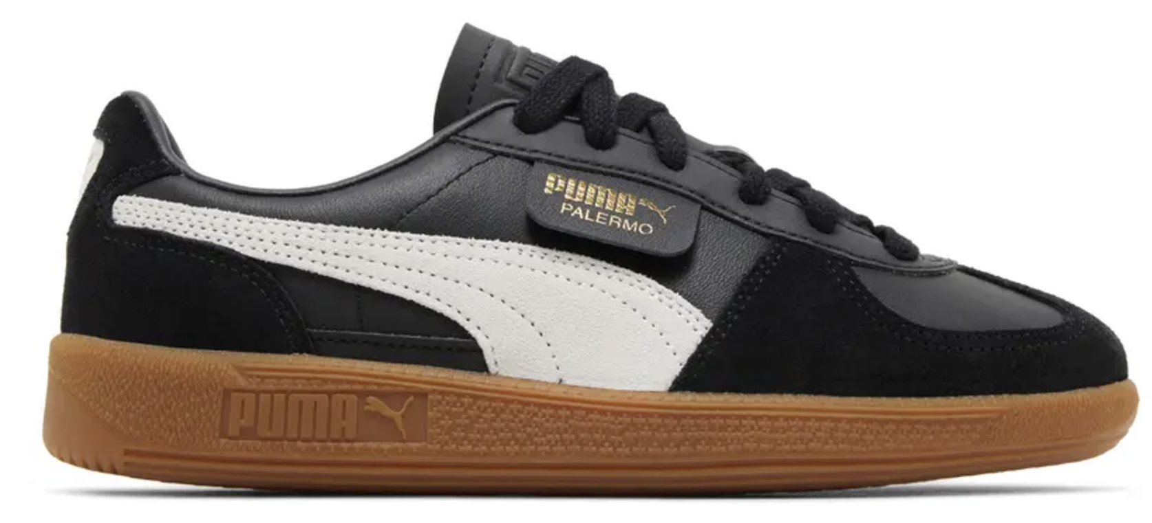 Puma Palermo "Black Feather Grey Gum " (W) [397647-03]