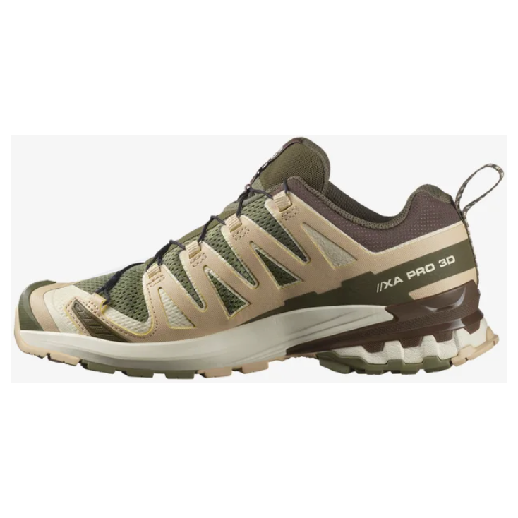 Salomon Pro 3D V9 "Deep Lichen Green/Safari/Dark Earth"